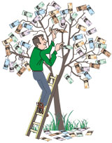 Pengar växer på träd